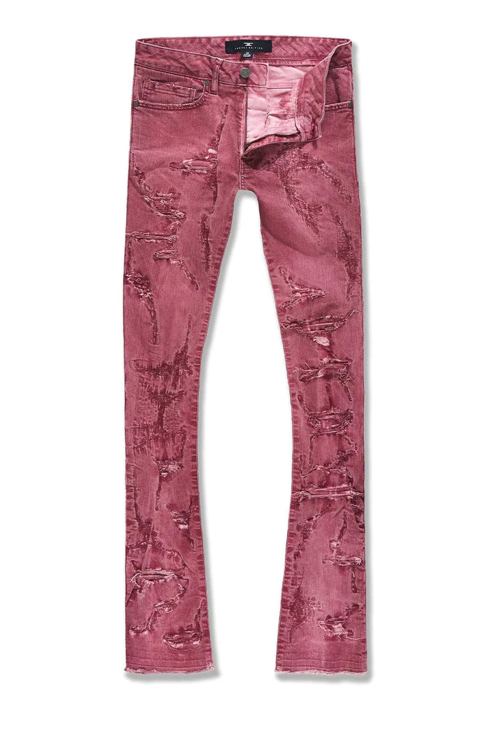 MARTIN STACKED SANTORINI DENIM (DUSTY ROSE) – No Limit Clothing