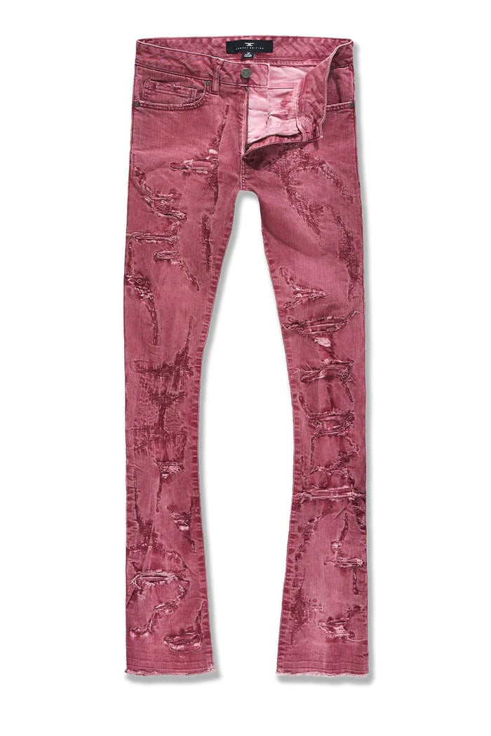 MARTIN STACKED - SANTORINI DENIM (DUSTY ROSE)