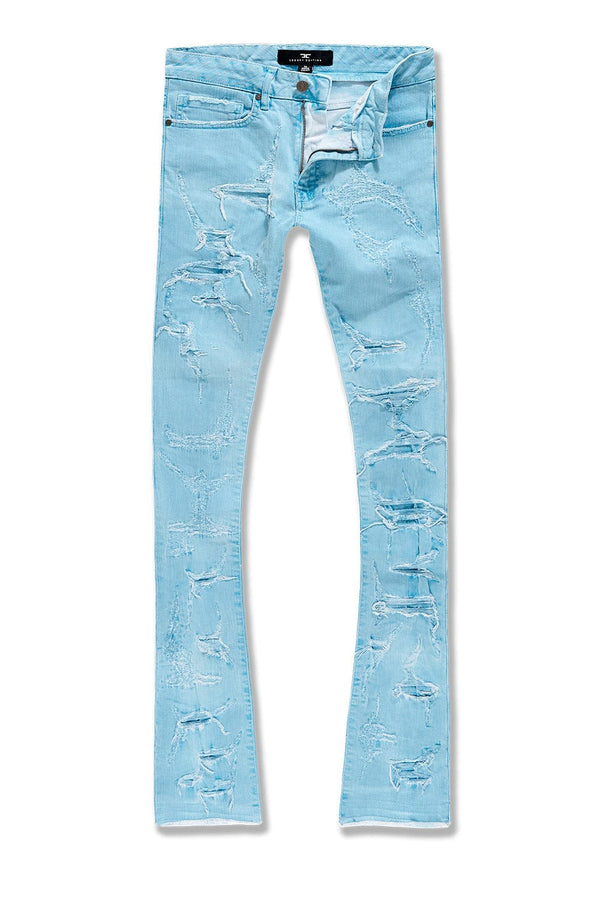 MARTIN STACKED - SANTORINI DENIM-SKY BLUE