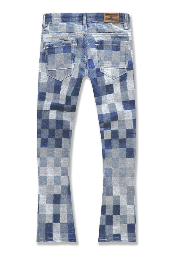 Kids Stacked Illusion Denim (Aged Wash)