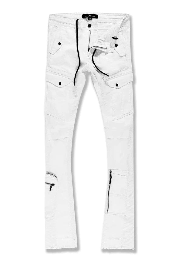 MARTIN STACKED - AVIATION CARGO PANTS (BONE)