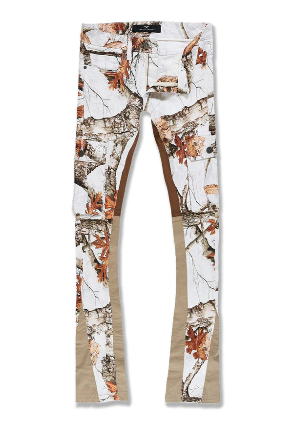 Martin Stacked - Camo Cargo Denim (Snow Camo)