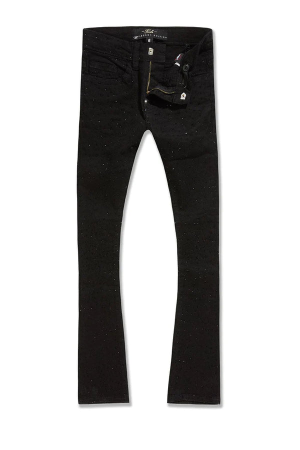 Kids Local Dealer Stacked Denim (Jet Black)