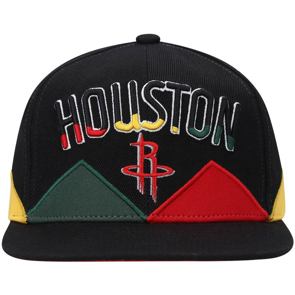 Houston Rockets Mitchell & Ness Black History Month Snapback Hat - Black