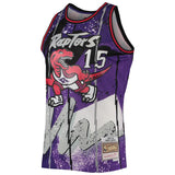 Men's Toronto Raptors Vince Carter Mitchell & Ness Purple Hardwood Classics 1998-99 Hyper Hoops Swingman Jersey