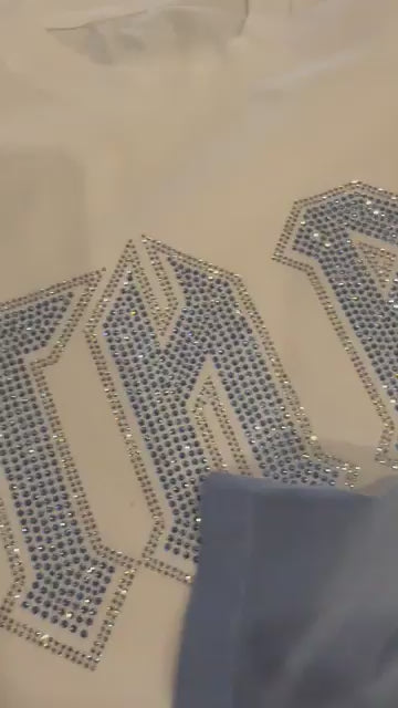 Heavy THRT Rockstar Rhinestone TEE BLUE POTASSIUM