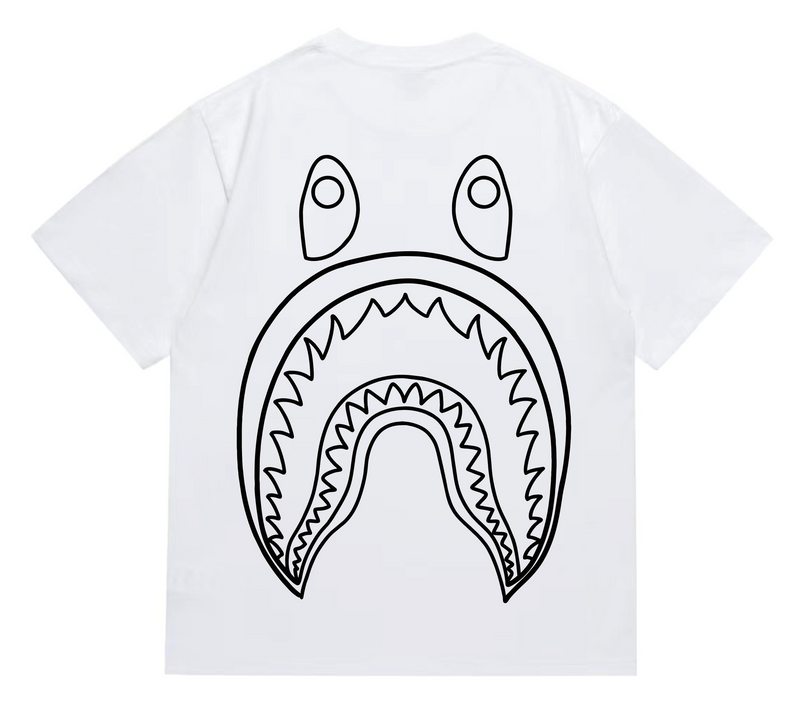 BAPE BIG FACE TEE - WHITE