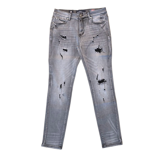 DMT-212 LT. GREY MARCUS PREMIUM STRETCH DENIM