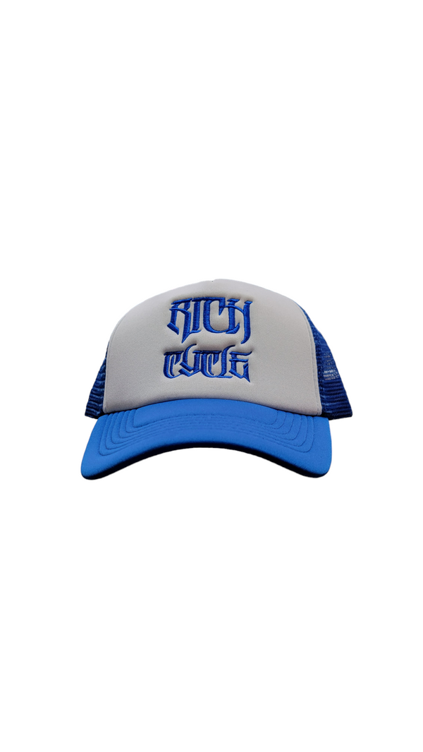 RICH CYCLE TRUCKER HAT-ROYAL BLUE