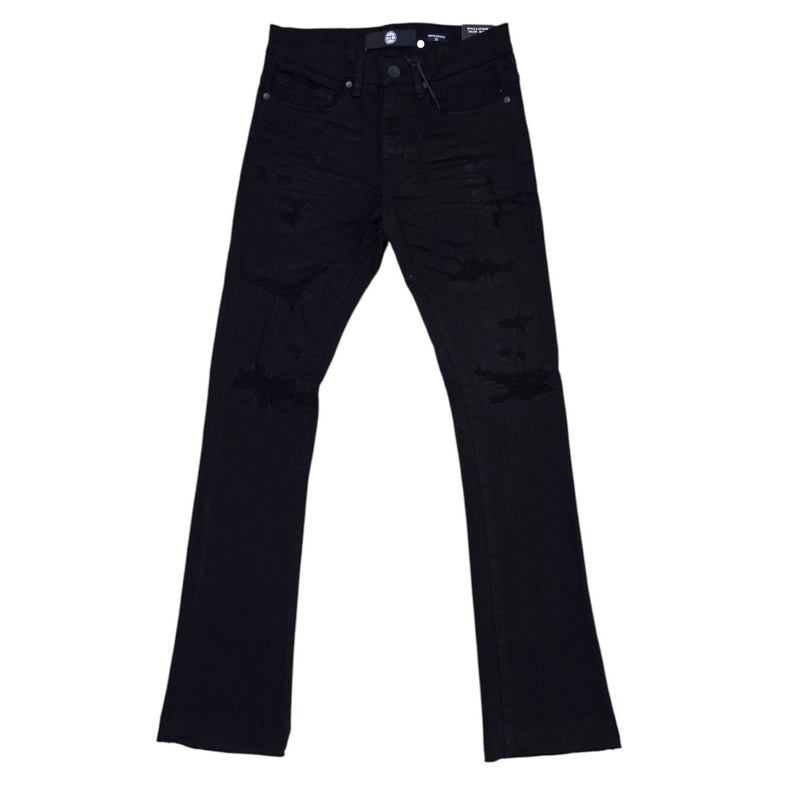 Martin Stacked Denim - Black