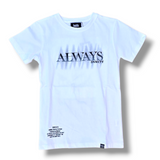 KIDS ALWAYS FLYING HIGH STONED OUT  SHIRT - WHITE