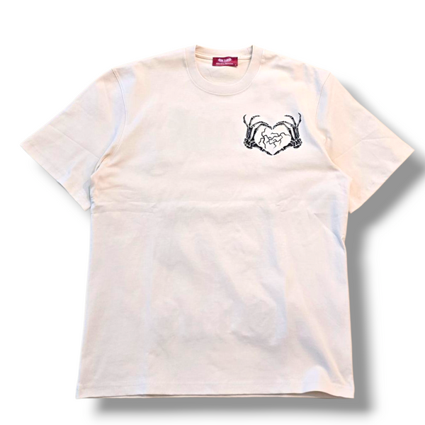 RST-304 CREAM SPOOKY CLUB HEAVY WEIGHT TEE