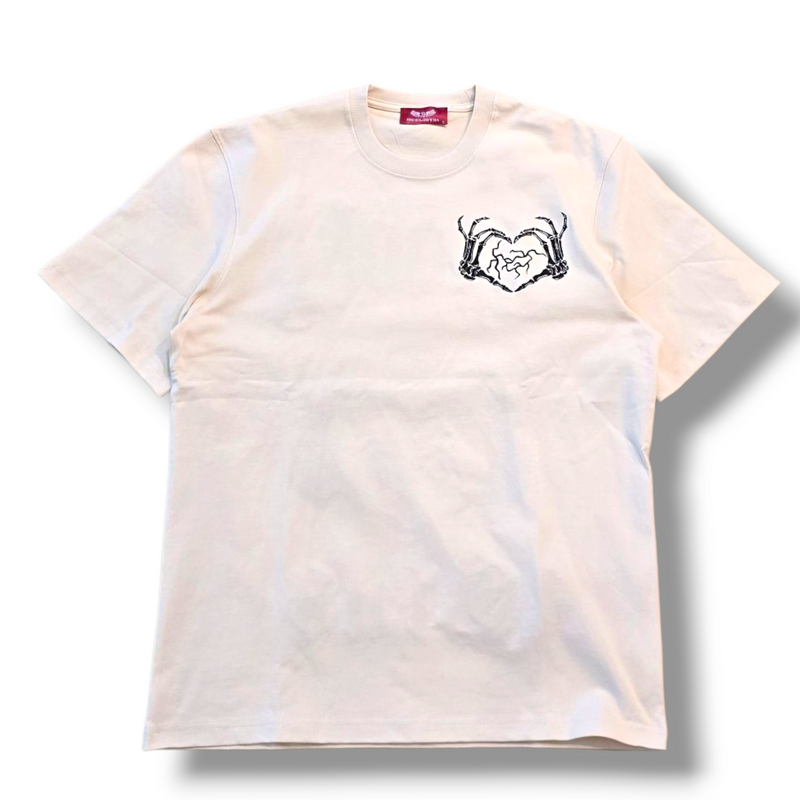 RST-304 CREAM SPOOKY CLUB HEAVY WEIGHT TEE