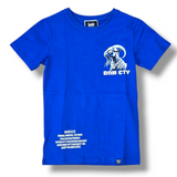 KIDS GOATEST OF ALL STONED OUT TSHIRT- ROYAL BLUE