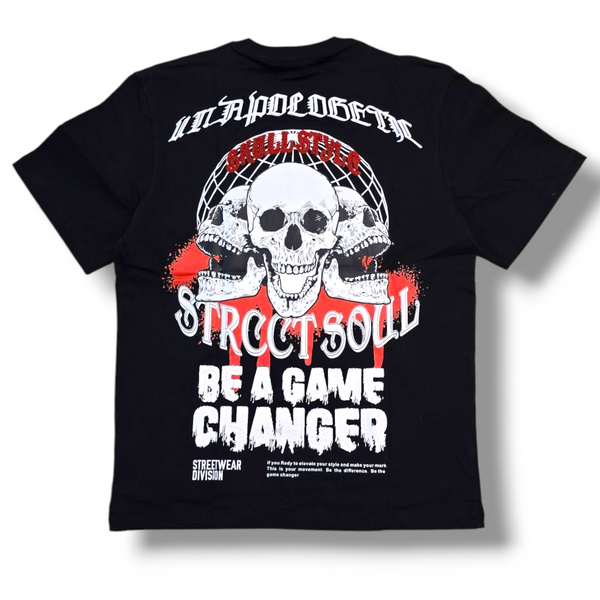 RST-303 BLACK UNAPOLOGETIC HEAVY WEIGHT TEE