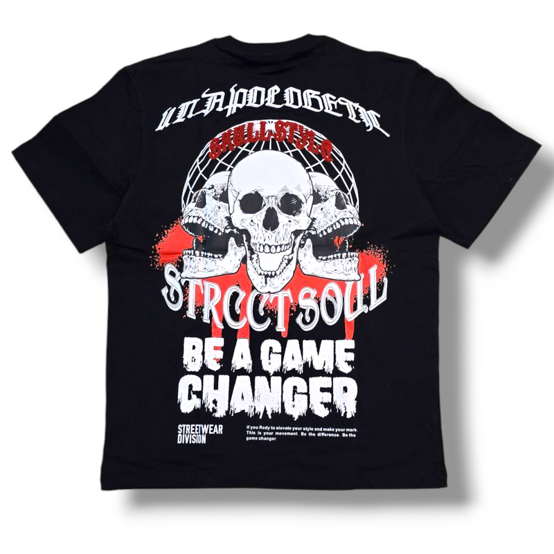 RST-303 BLACK UNAPOLOGETIC HEAVY WEIGHT TEE
