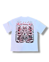 DNM-2502 WHITE & RED - WARRIOR OF THE SEAS STONED OUT TSHIRT