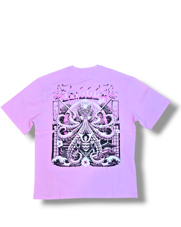 DNM-2502 PINK - WARRIOR OF THE SEAS STONED OUT TSHIRT