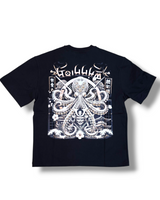DNM-2502 BLACK & GOLD - WARRIOR OF THE SEAS STONED OUT TSHIRT