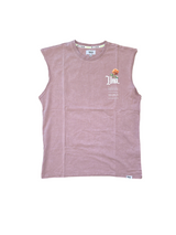 HIGHLY ANGELS SLEEVELESS TEE-ROSE