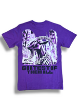 DNM-2503PURPLE - GOATEST OF ALL STONED OUT TSHIRT