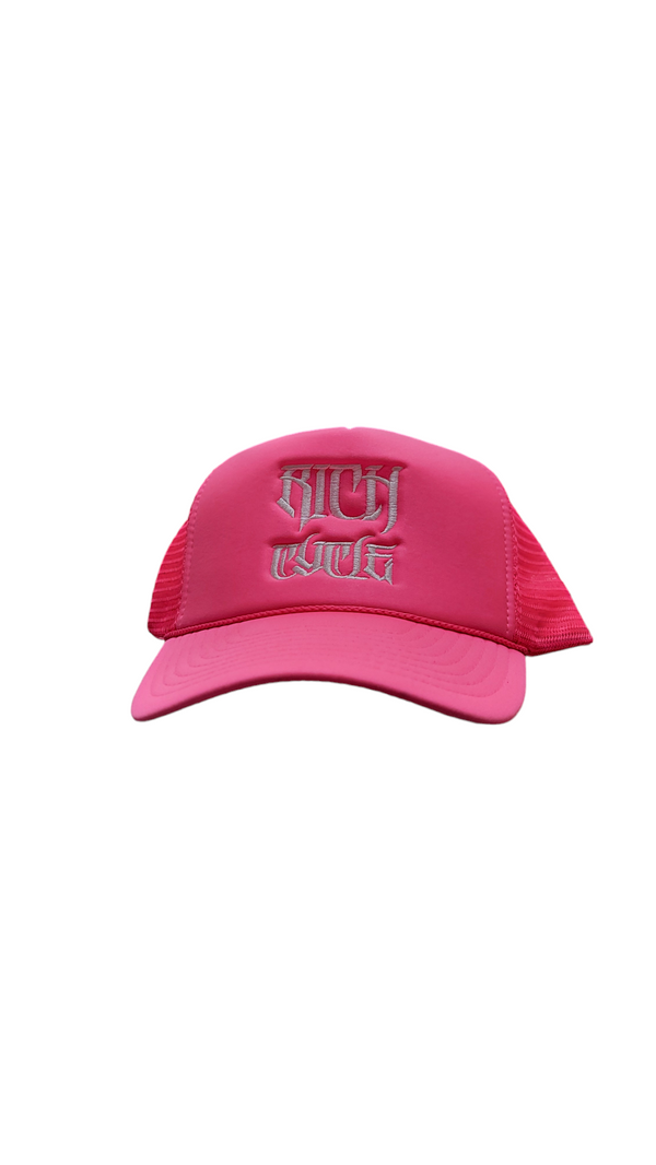 RICH CYCLE TRUCKER HAT-PINK