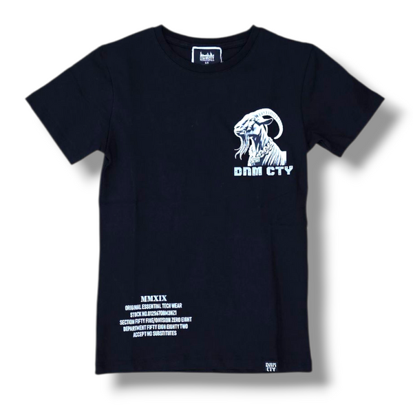 KIDS GOATEST OF ALL STONED OUT TSHIRT- BLACK