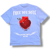 RST-313 BLUE FREE SOUL HEAVYWEGHT TEE