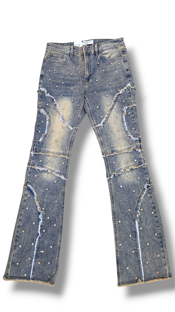 RST-6033 TAN BLUE REELISTIK DIAMOND DENIM
