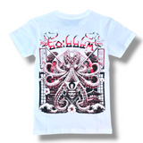 KIDS WARRIOR OF THE SEAS STONED OUT TSHIRT - WHITE