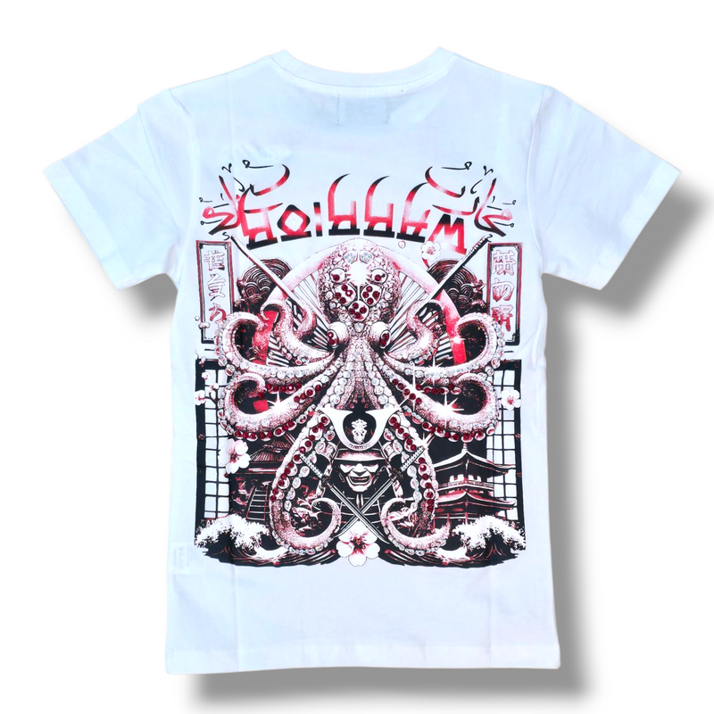 KIDS WARRIOR OF THE SEAS STONED OUT TSHIRT - WHITE