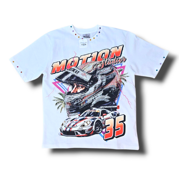 HELMET TEE - WHITE