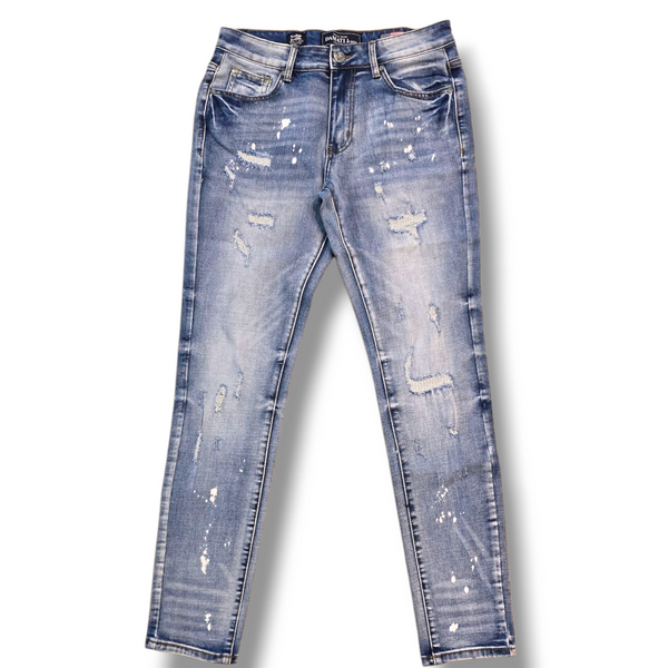 DMT-220 VINTAGE BLUE MARCUS PREMIUM STRETCH DENIM