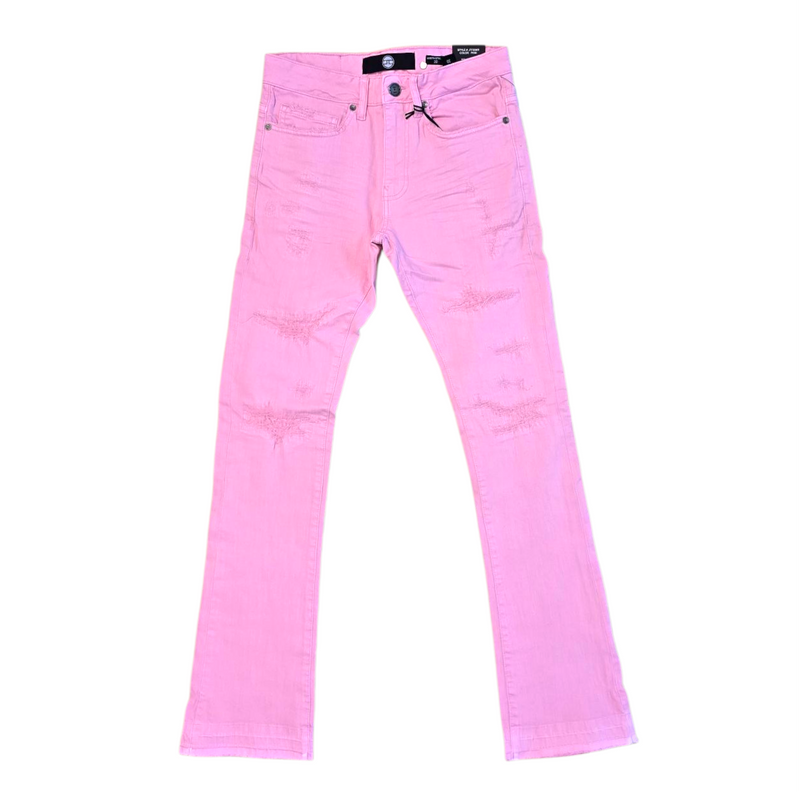 Martin Stacked Denim - Pink