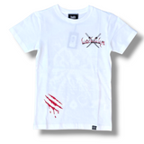 KIDS WARRIOR OF THE SEAS STONED OUT TSHIRT - WHITE
