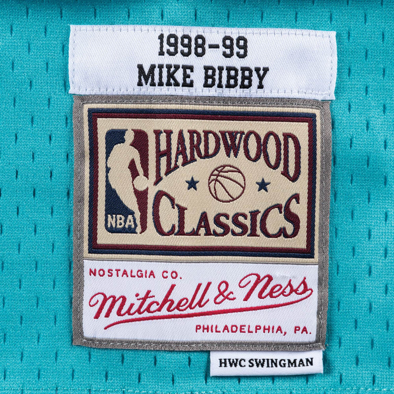 Mitchell & Ness Vancouver Grizzlies Mike Bibby Swingman Jersey Khaki / Black