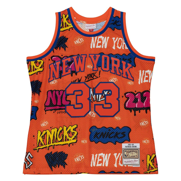 Slap Sticker Swingman Patrick Ewing New York Knicks 1991-92 Jersey