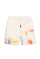 Knit Splatter Jogger Short