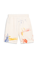 Knit Splatter Jogger Short