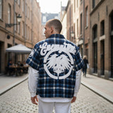 NME Shirt - Blue - Patches