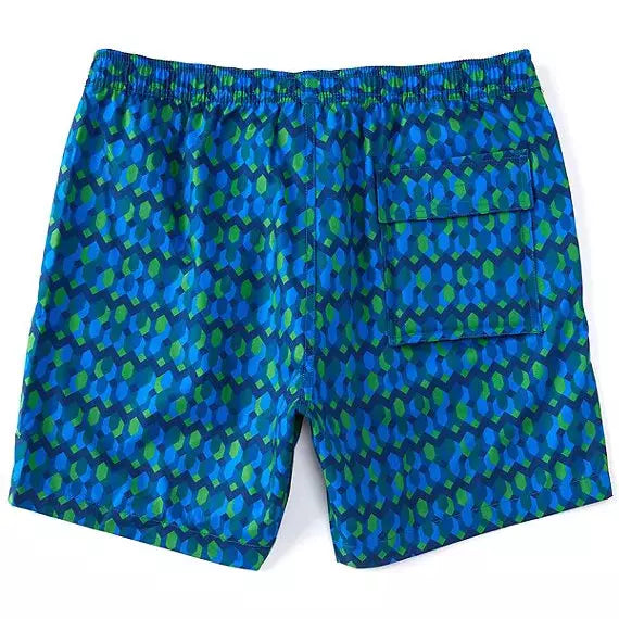 mens everett swim trunks-425 blue clay