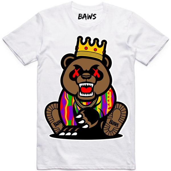 Crazy Grizzly Baws-WHITE