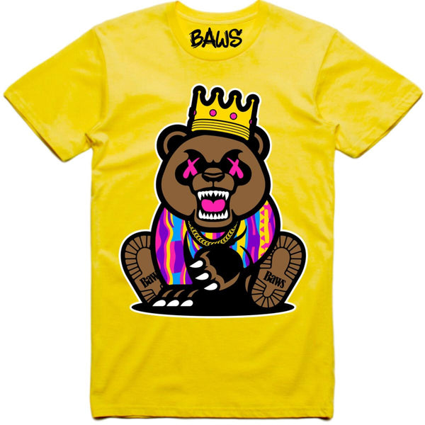 Crazy Grizzly Baws-Yellow