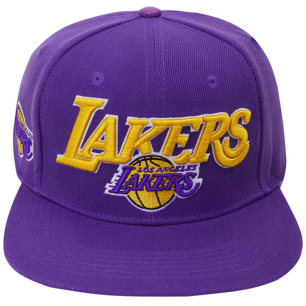 Mens Black F4147914 Los Angeles Lakers Pro Standard Wordmark Logo Snapback  Hat |  Shop