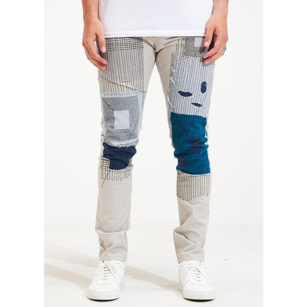 EMBELLISH ARTHUR PATCHWORK DENIM