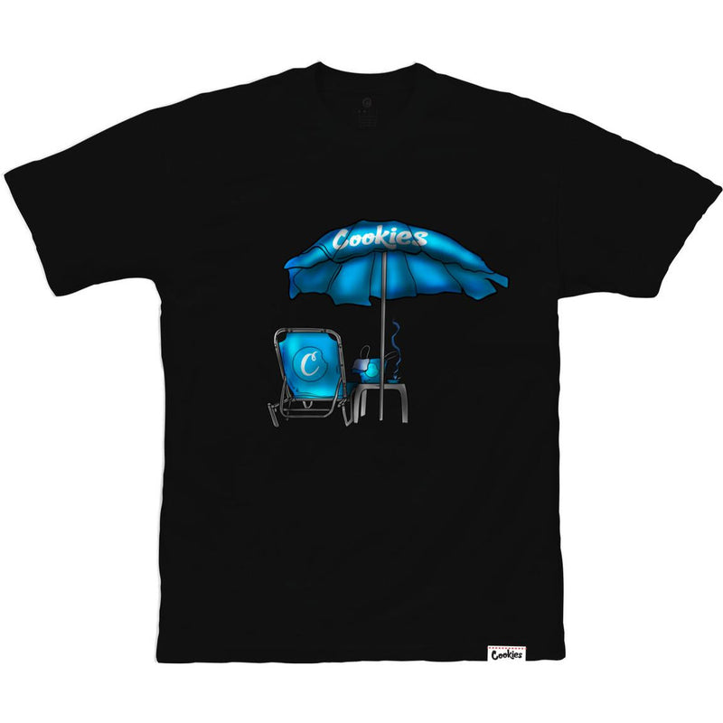 LOUNGIN TEE - BLACK