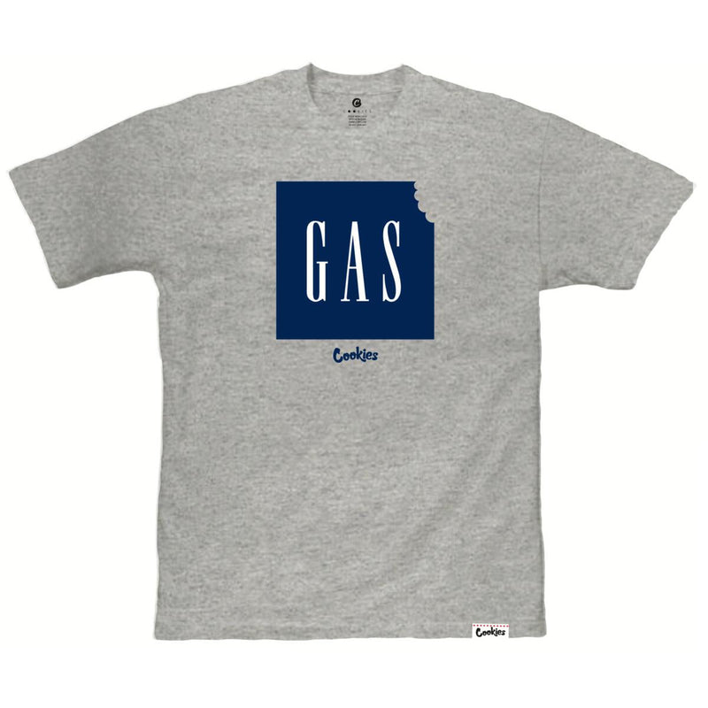 GAS TEE-HEATHER GREY