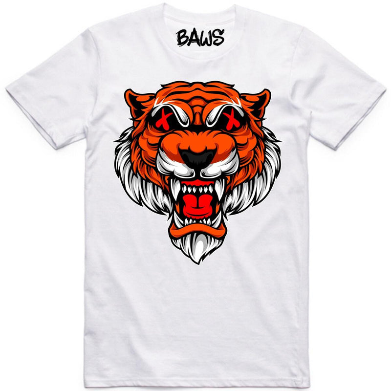 Tiger Baws (Head Only)-White