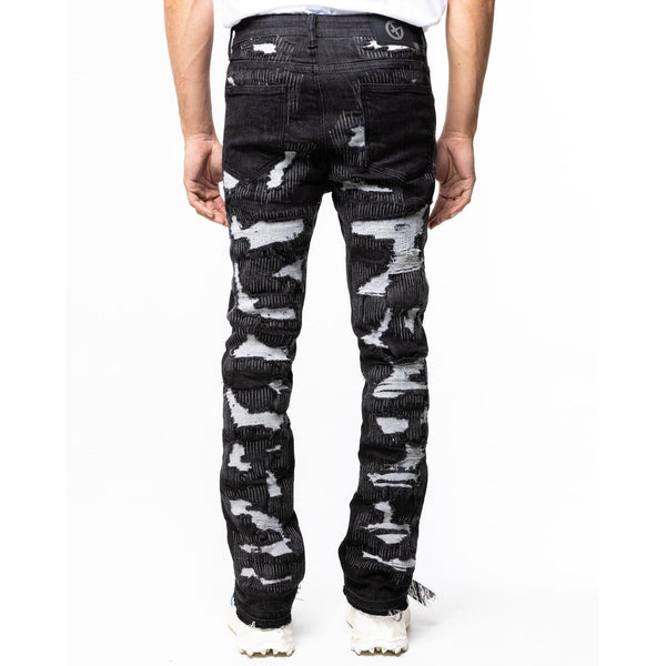 SCAB - STACKED DENIM (BLACK GRANITE)