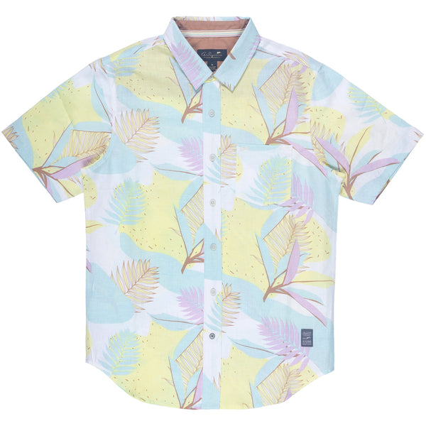 Parker | Men's Short Sleeve Printed Linen Shirt